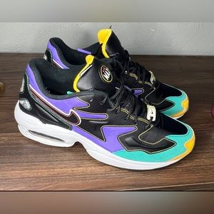 Nike Airmax2 Light Black contrast stitching